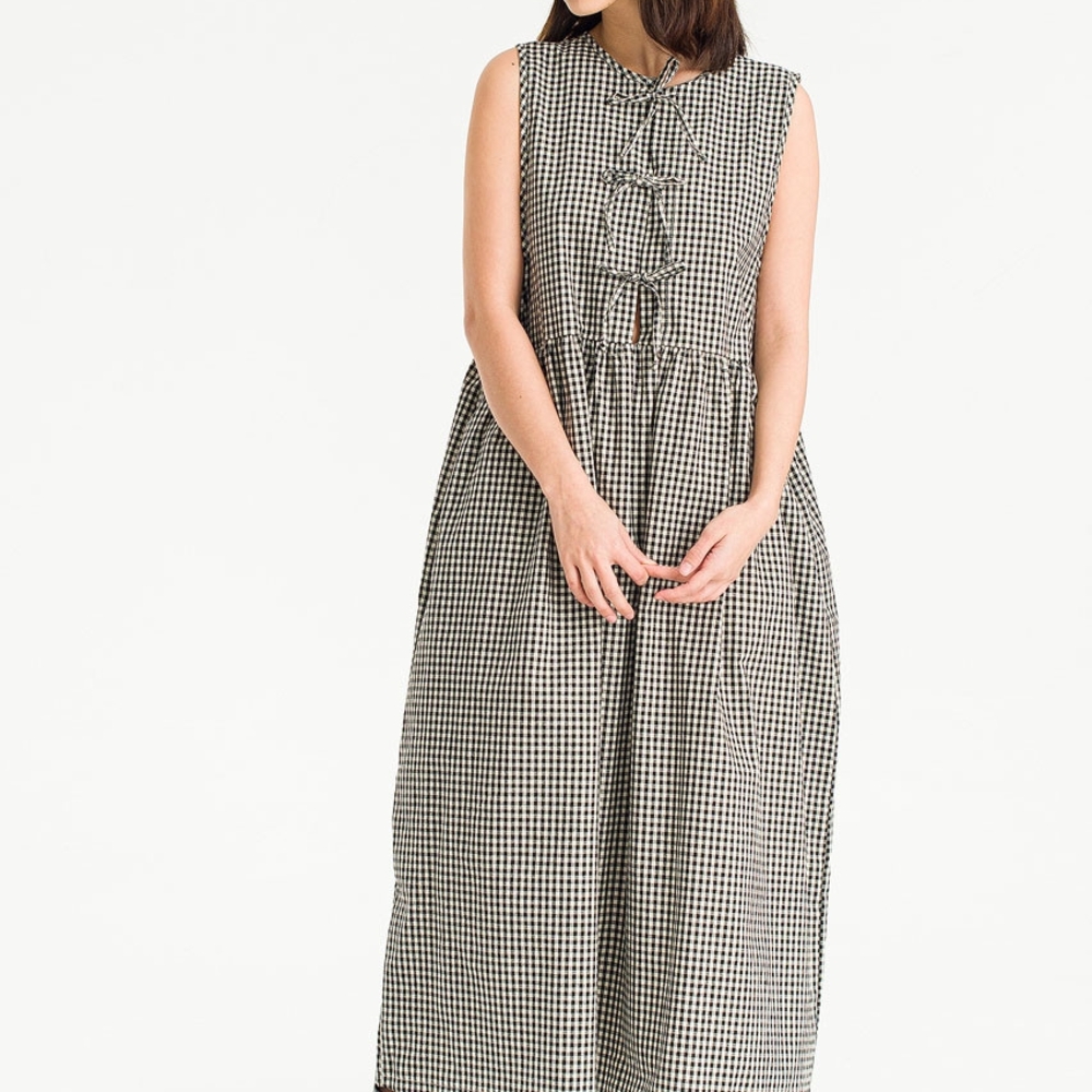 Olive Clothing Gingham Faye Dress (OS)